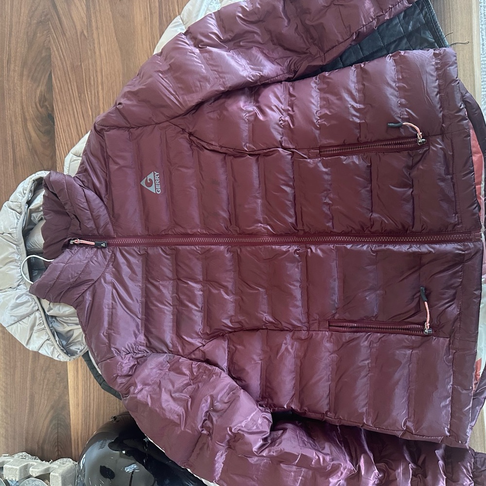 Gerry Maroon Quilted puffer Jacket